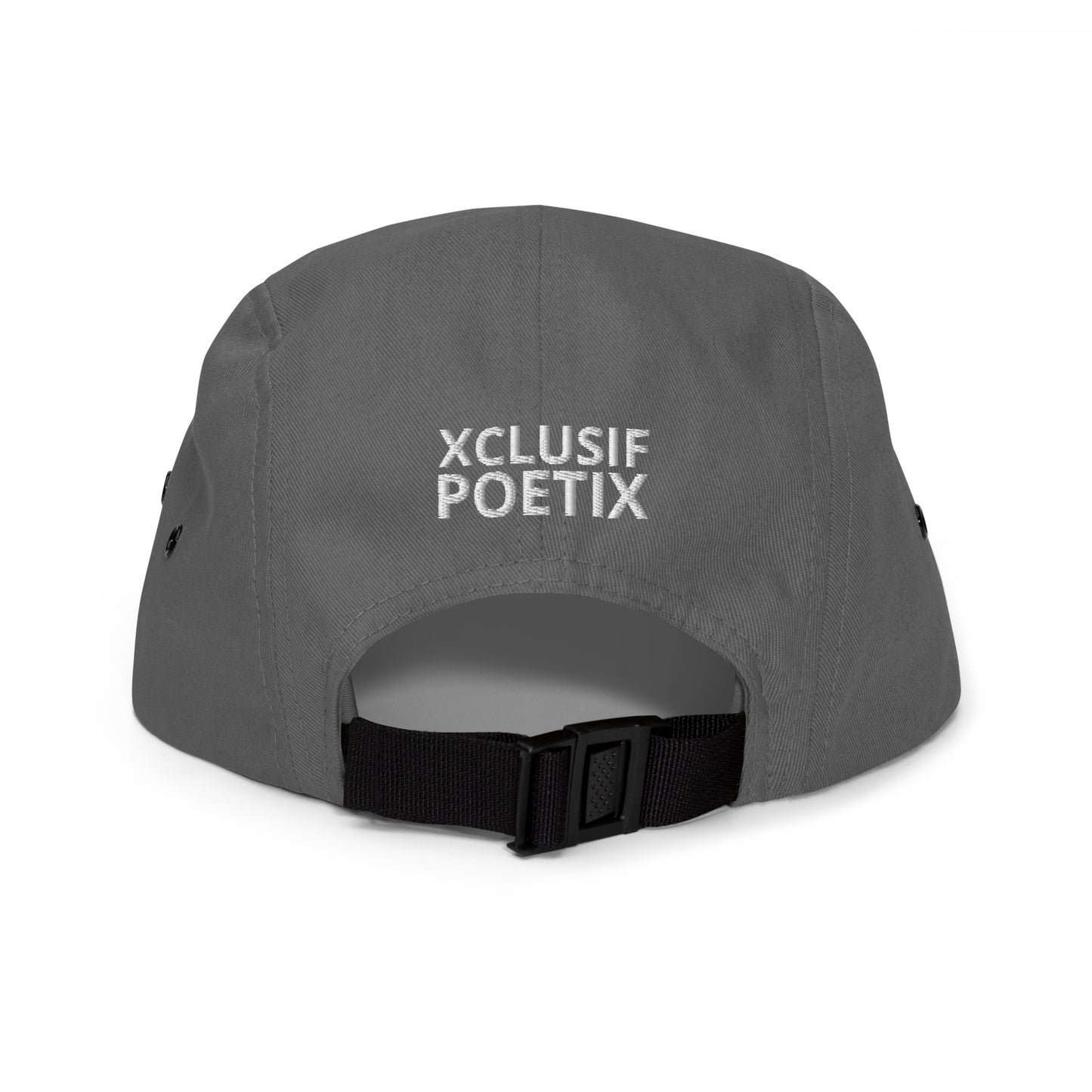 XCLUSIF POETIX WHITE LOGO Five Panel Cap