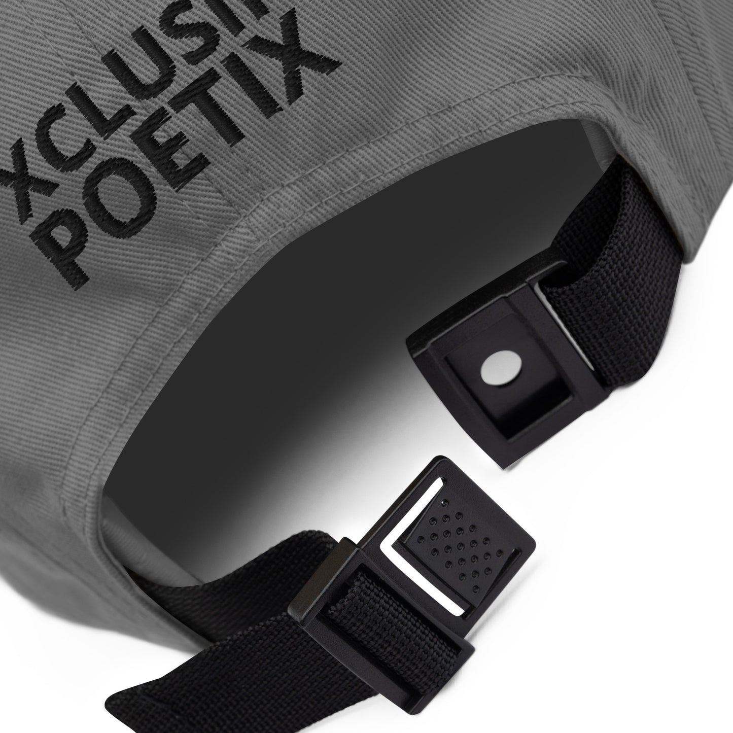 XCLUSIF POETIX BLACK LOGO Five Panel Cap