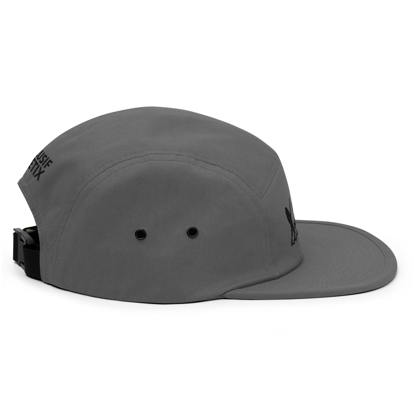 XCLUSIF POETIX BLACK LOGO Five Panel Cap