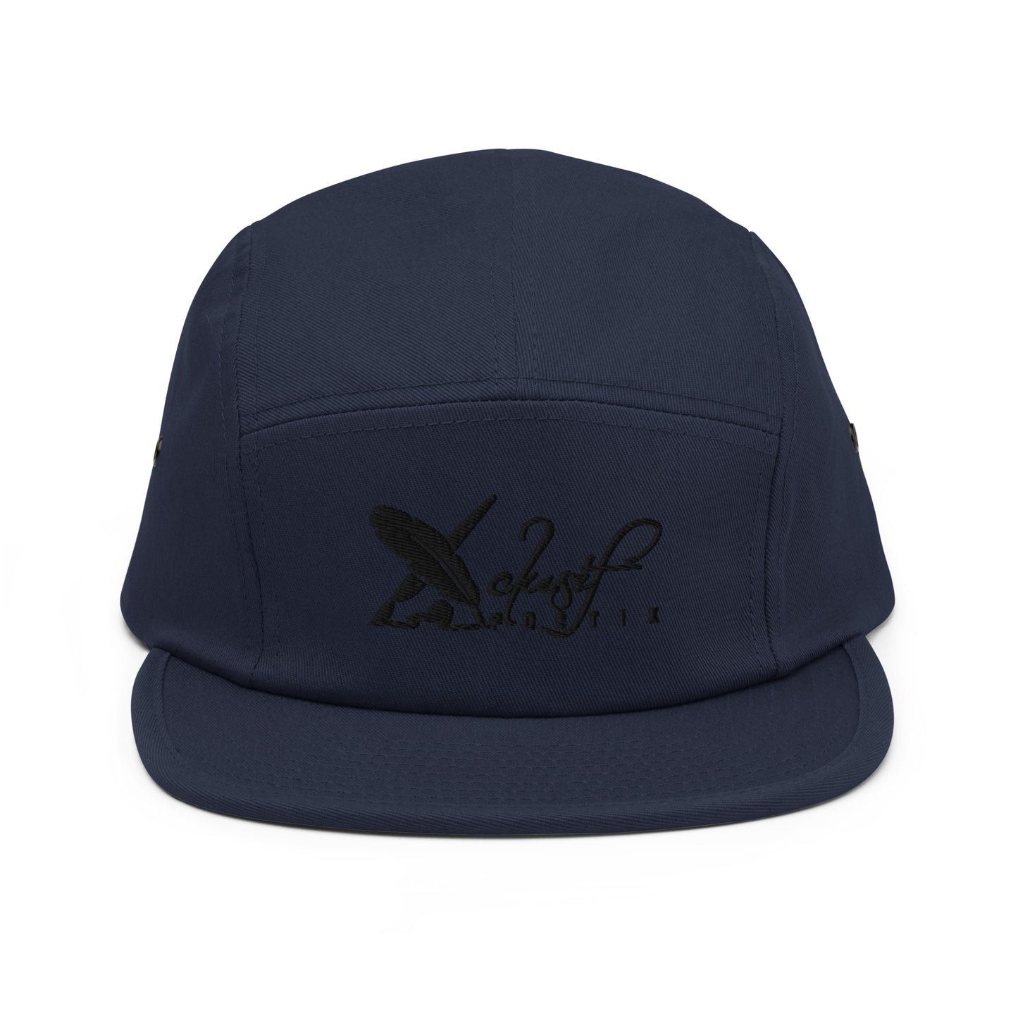 XCLUSIF POETIX BLACK LOGO Five Panel Cap