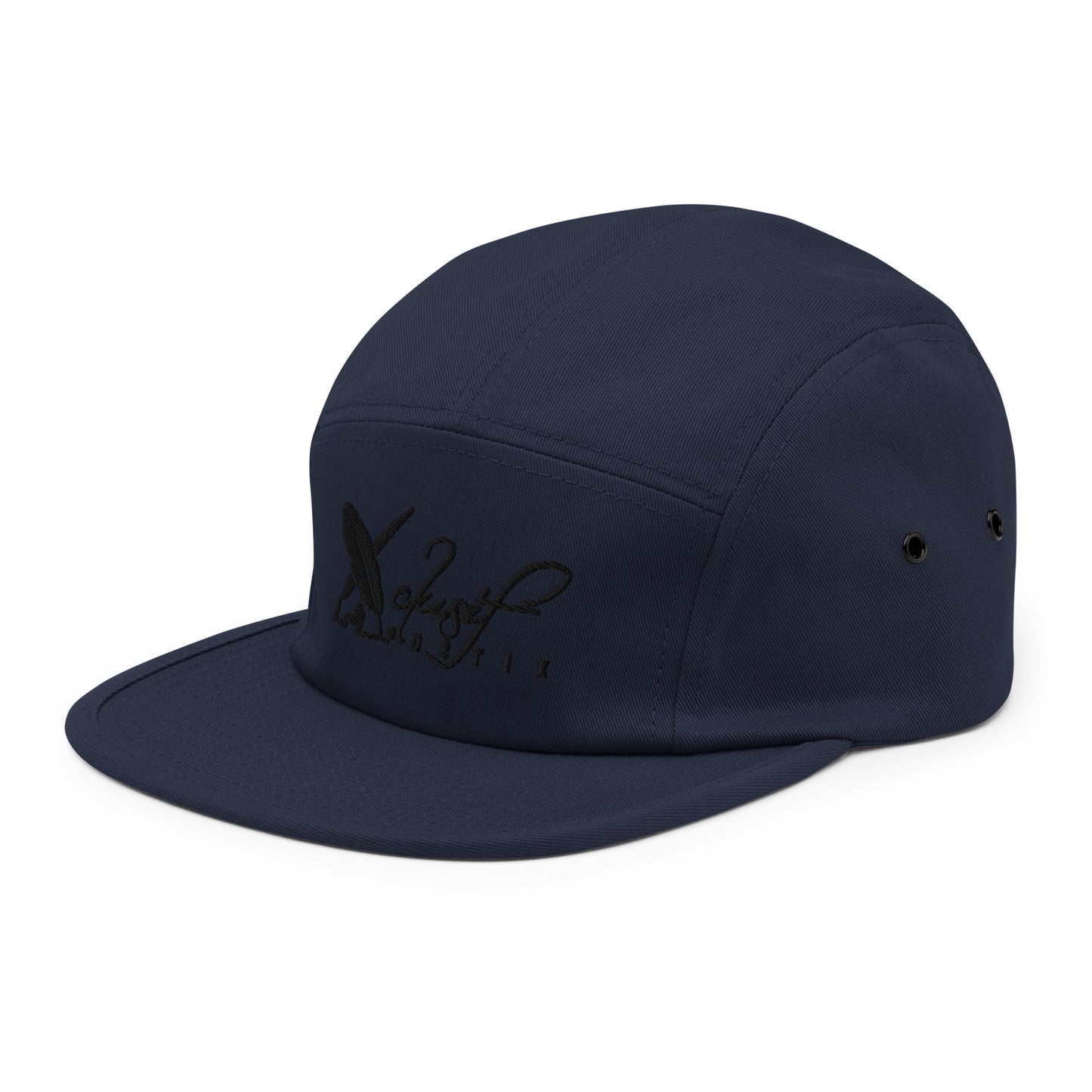 XCLUSIF POETIX BLACK LOGO Five Panel Cap