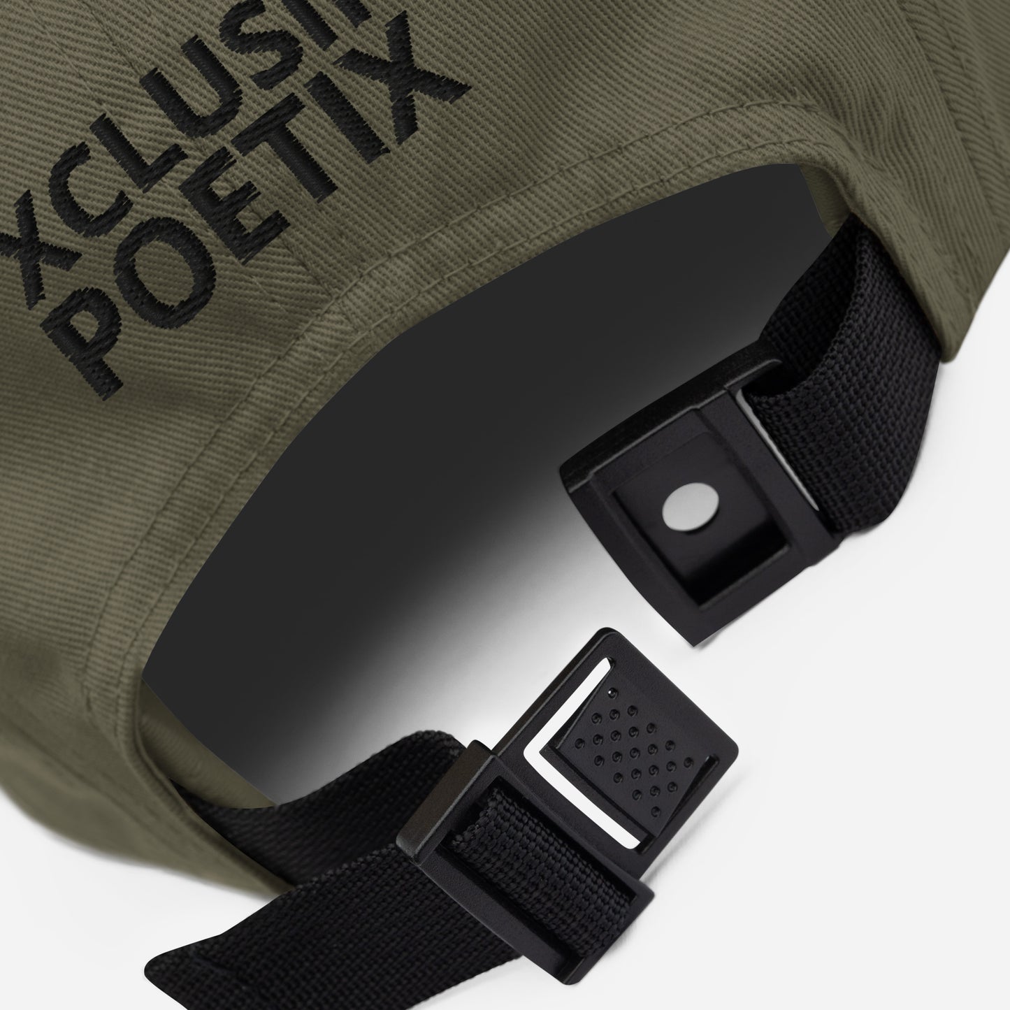 XCLUSIF POETIX BLACK LOGO Five Panel Cap