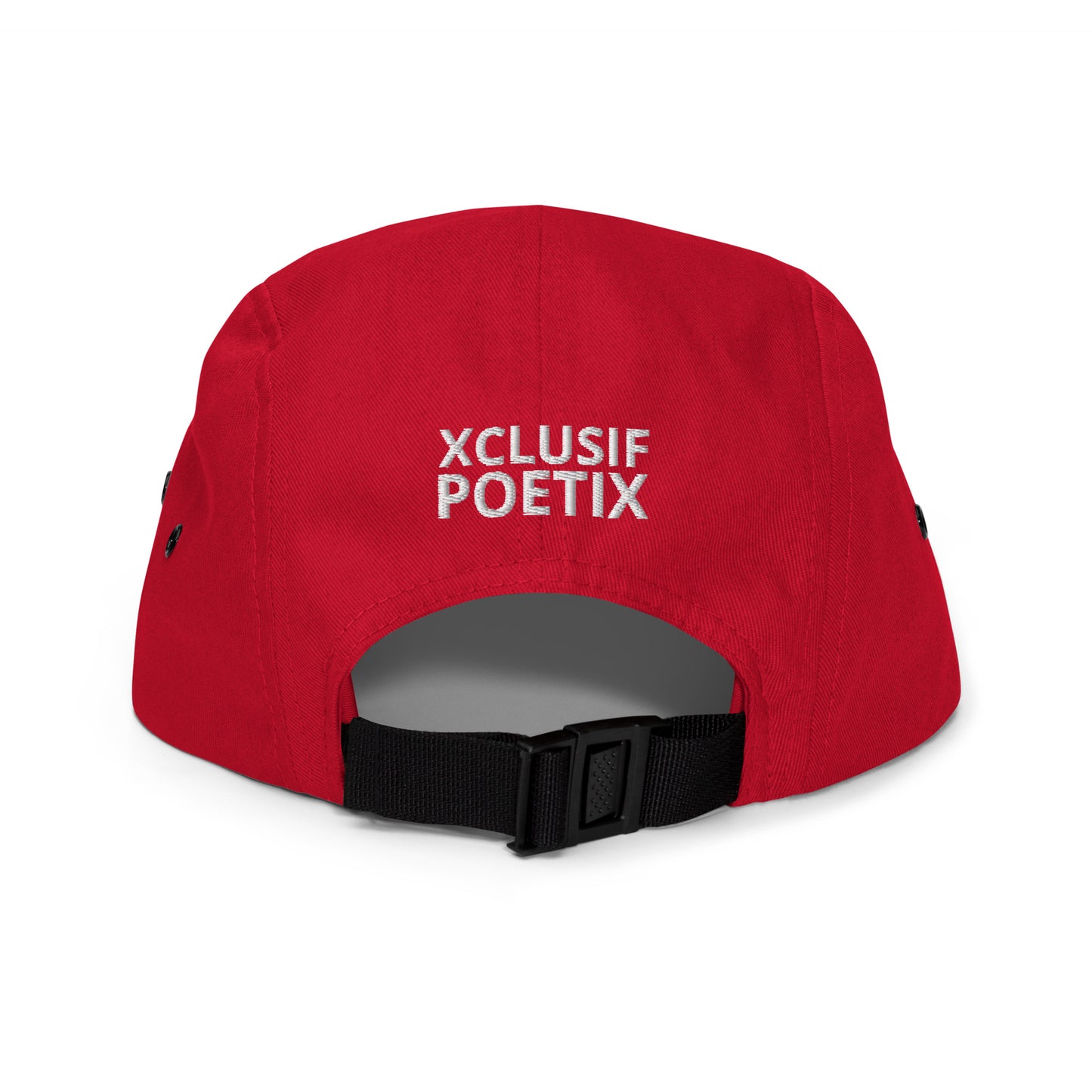 XCLUSIF POETIX WHITE LOGO Five Panel Cap