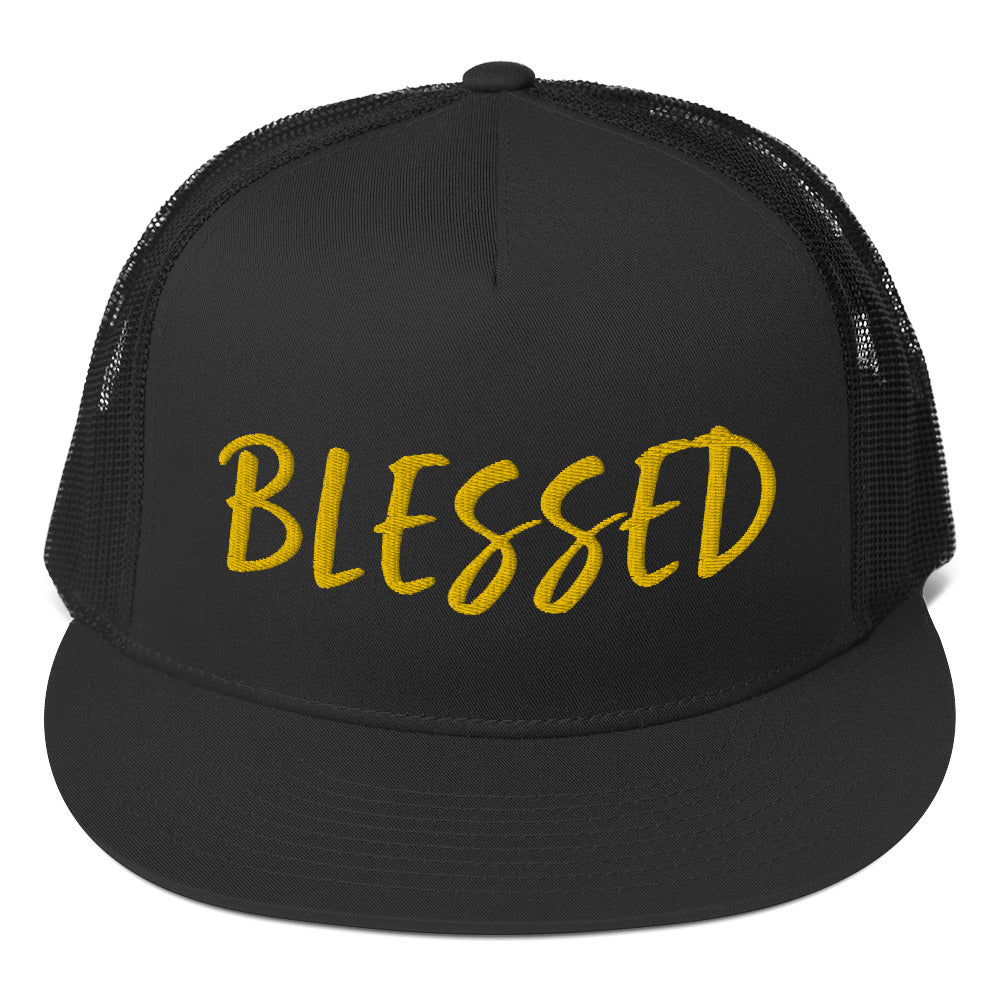 BLESSED BY XCLUSIF POETIX Trucker Cap