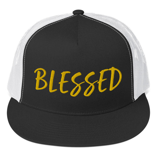 BLESSED BY XCLUSIF POETIX Trucker Cap