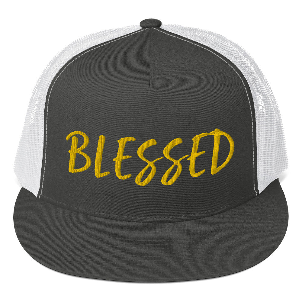 BLESSED BY XCLUSIF POETIX Trucker Cap