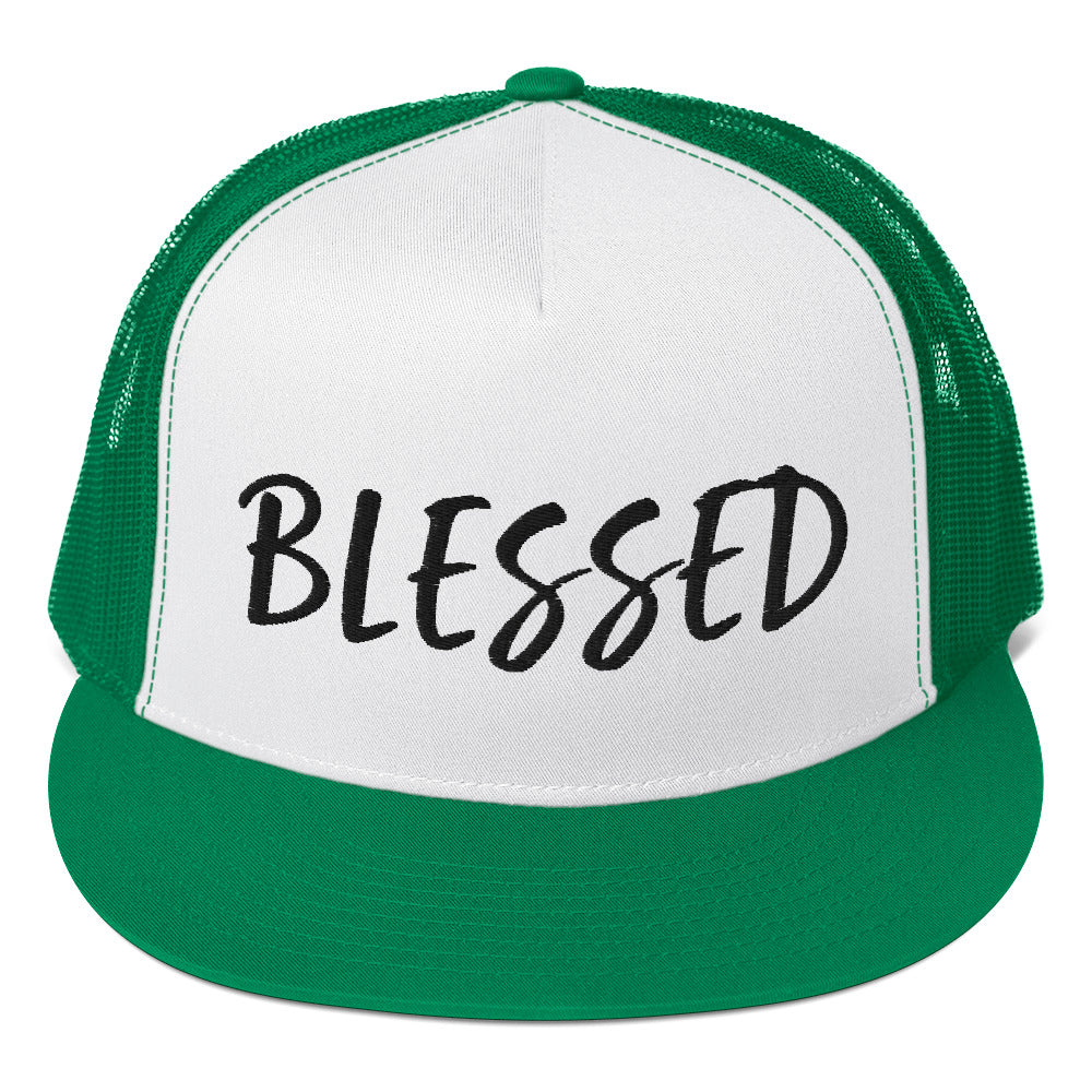 BLESSED BY XCLUSIF POETIX Trucker Cap