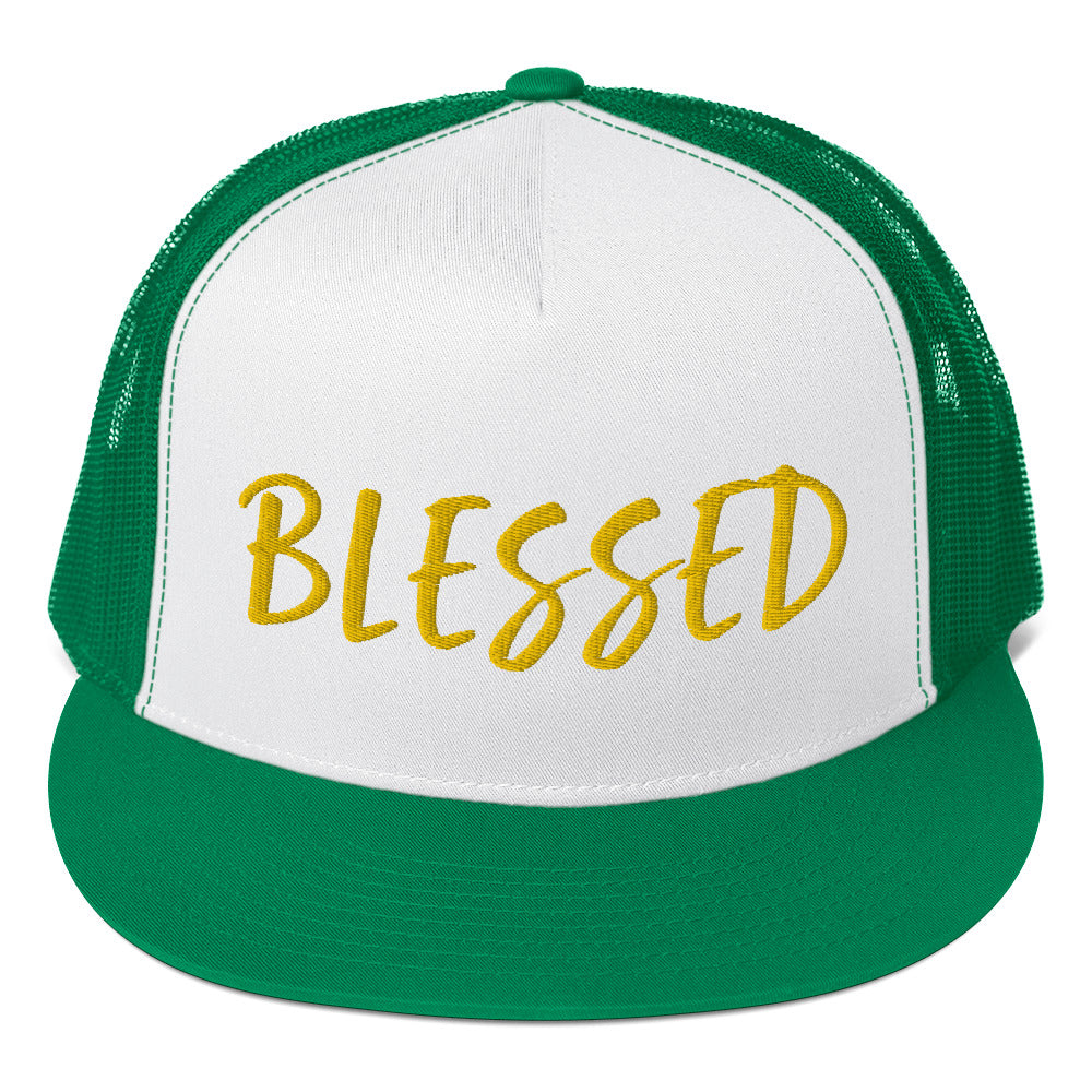 BLESSED BY XCLUSIF POETIX Trucker Cap