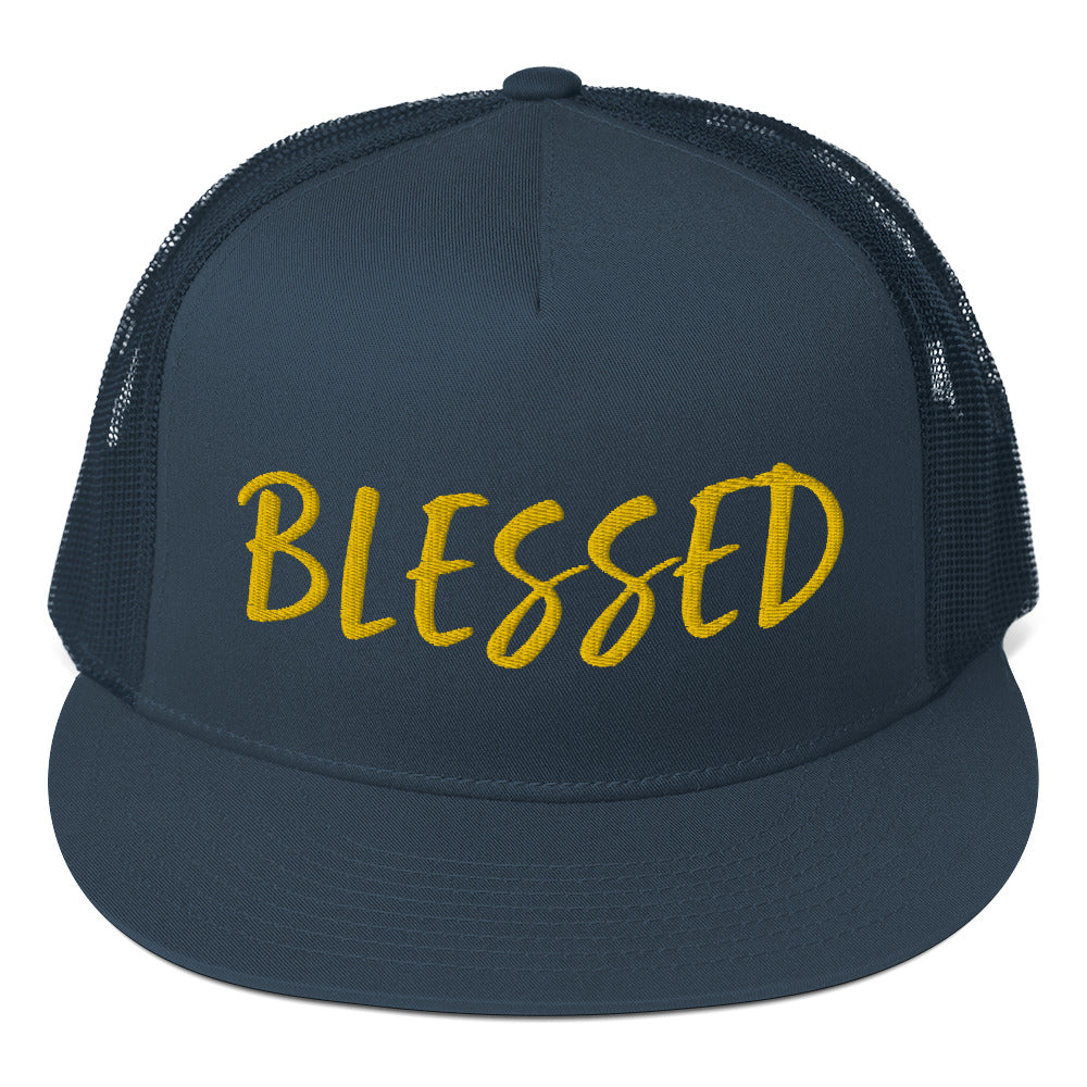 BLESSED BY XCLUSIF POETIX Trucker Cap