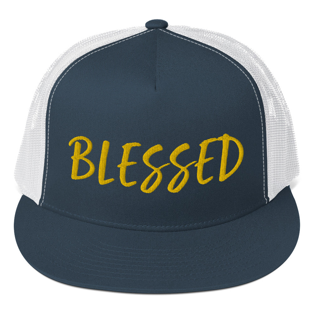 BLESSED BY XCLUSIF POETIX Trucker Cap