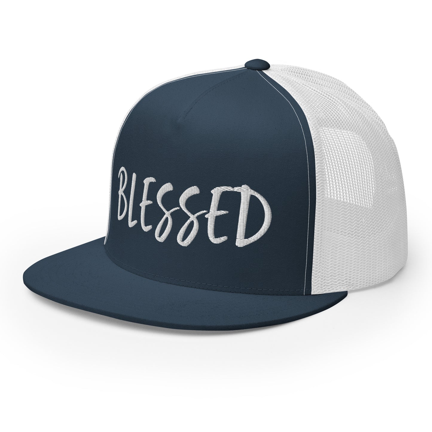 BLESSED BY XCLUSIF POETIX Trucker Cap