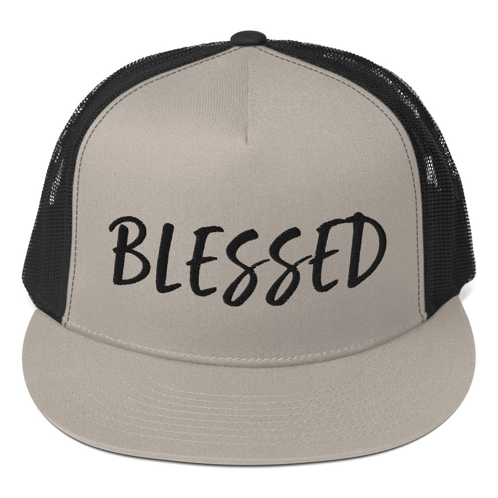 BLESSED BY XCLUSIF POETIX Trucker Cap