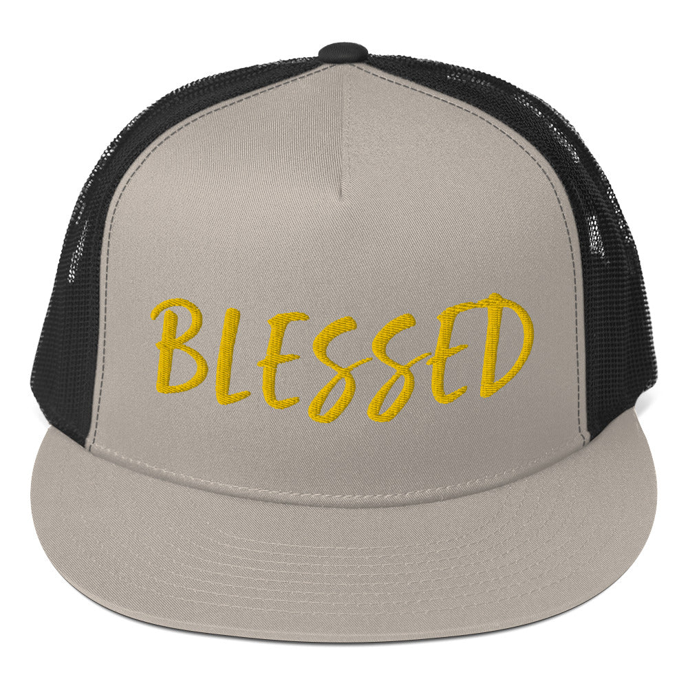 BLESSED BY XCLUSIF POETIX Trucker Cap