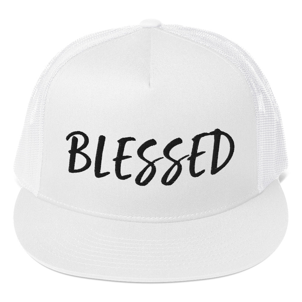 BLESSED BY XCLUSIF POETIX Trucker Cap