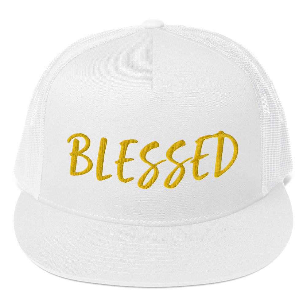 BLESSED BY XCLUSIF POETIX Trucker Cap