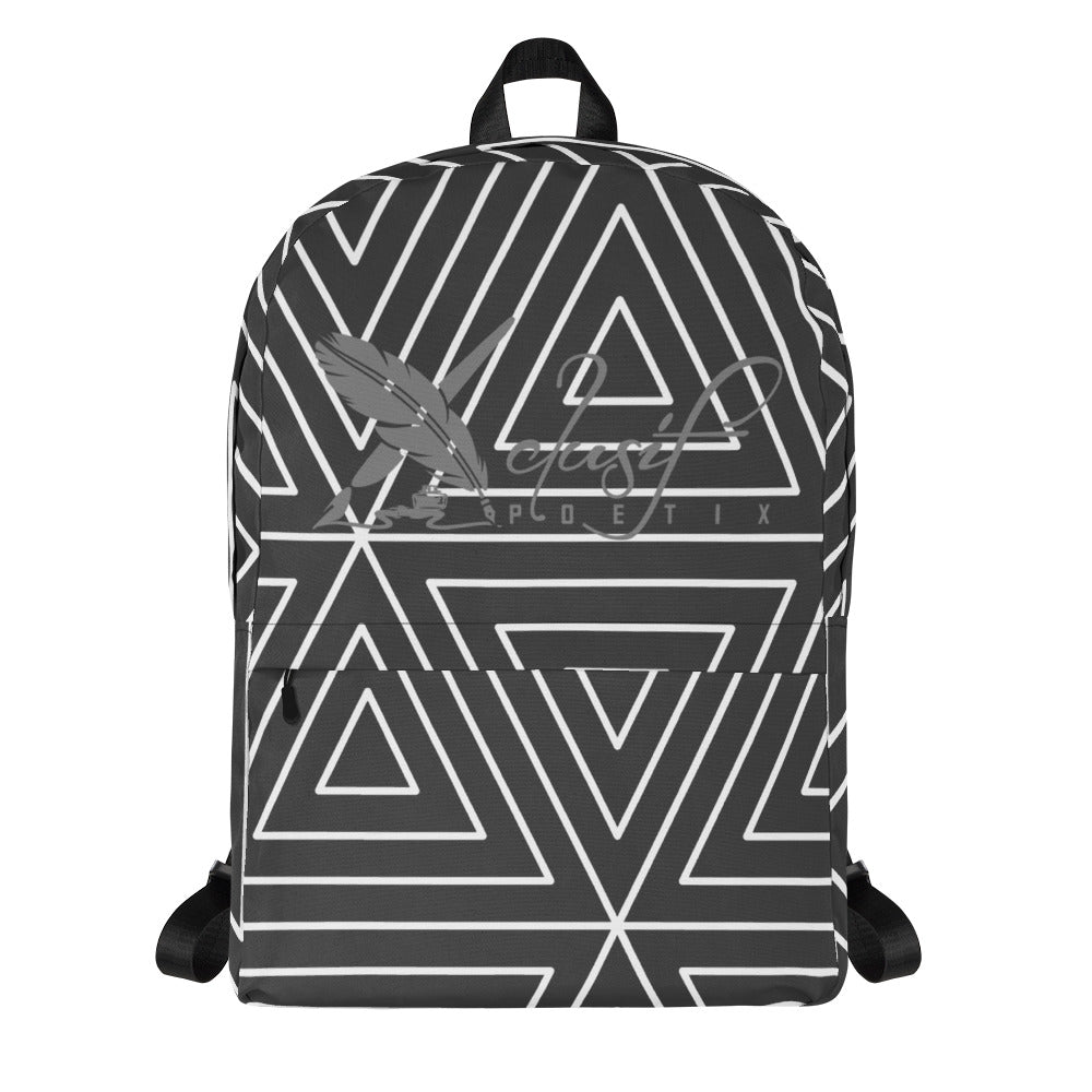 XCLUSIF POETIX BLACK TRIANGLE Backpack