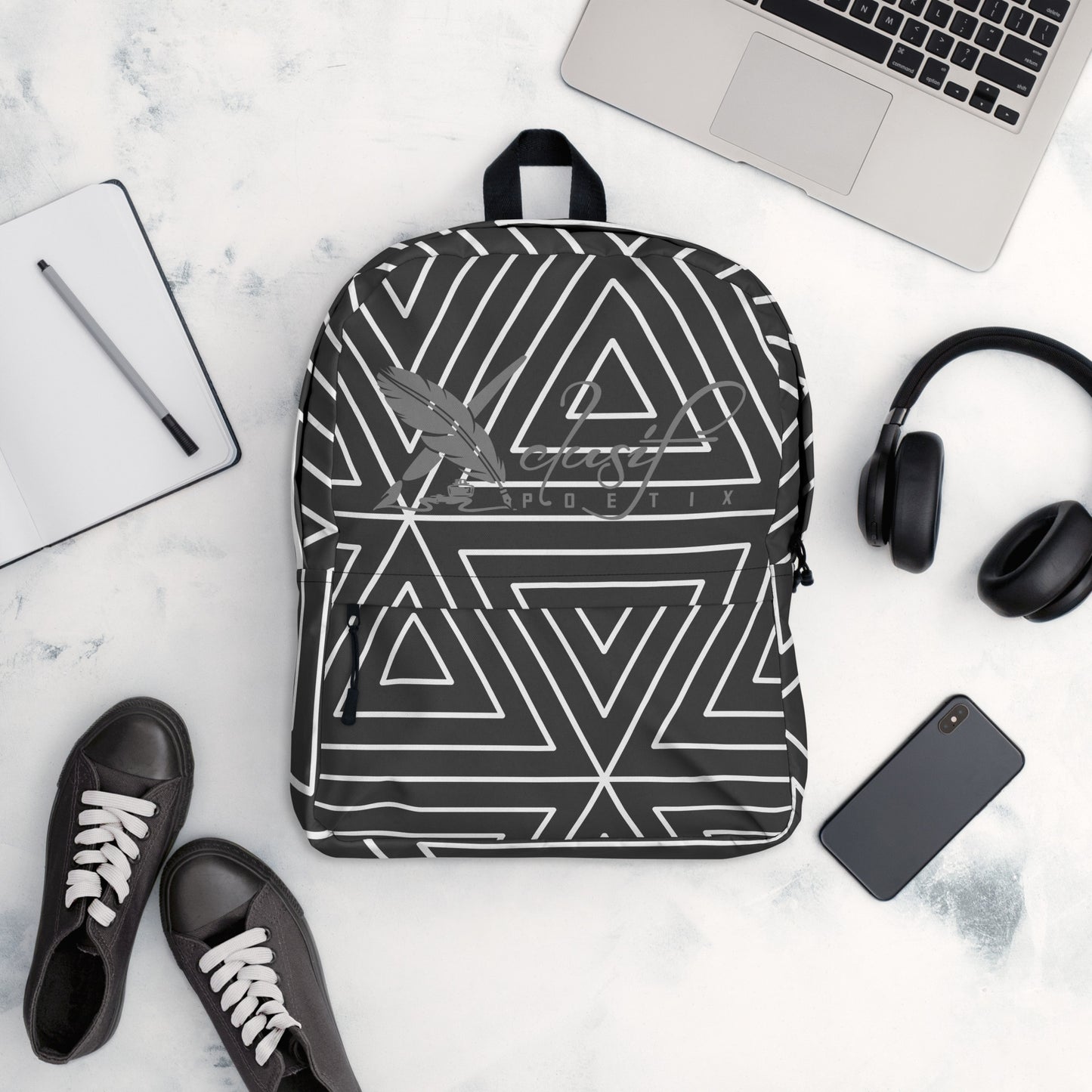 XCLUSIF POETIX BLACK TRIANGLE Backpack