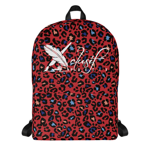 XCLUSIF POETIX RED LEOPARD Backpack