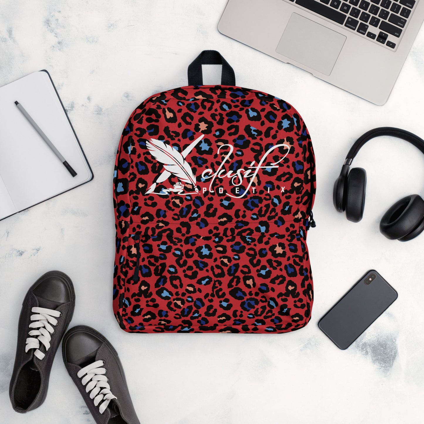 XCLUSIF POETIX RED LEOPARD Backpack