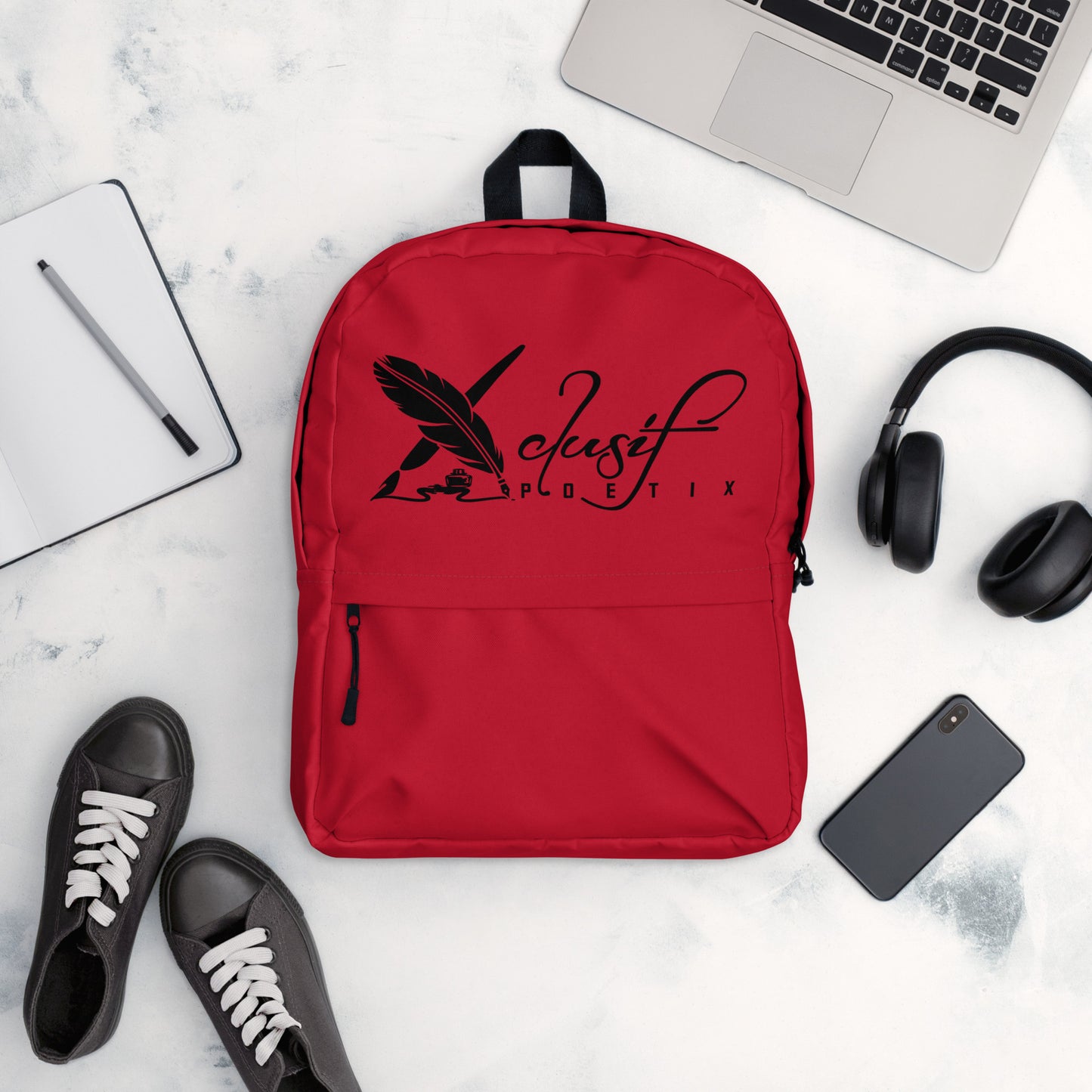 XCLUSIF POETIX RED & BLACK Backpack