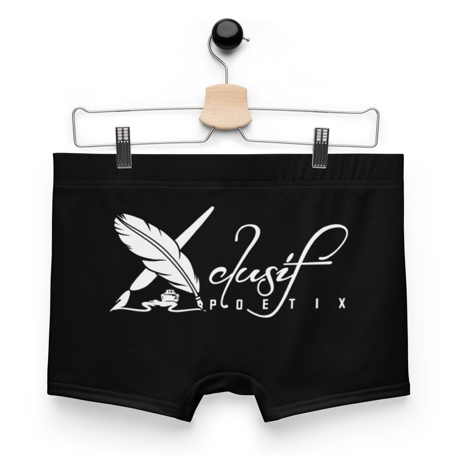 XCLUSIF POETIX BLACK Men's Boxer Briefs