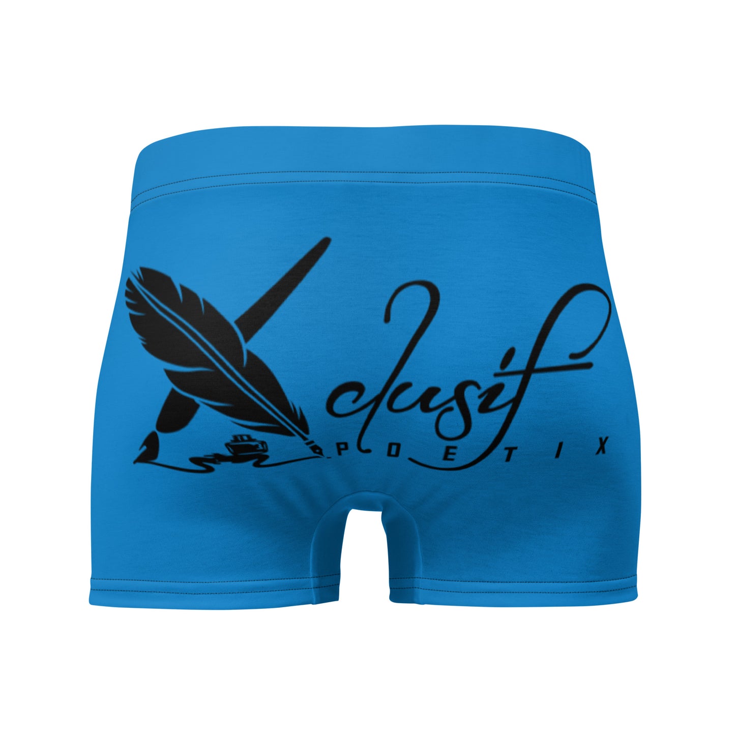 XCLUSIF POETIX BLUE & BLACK Men's Boxer Briefs