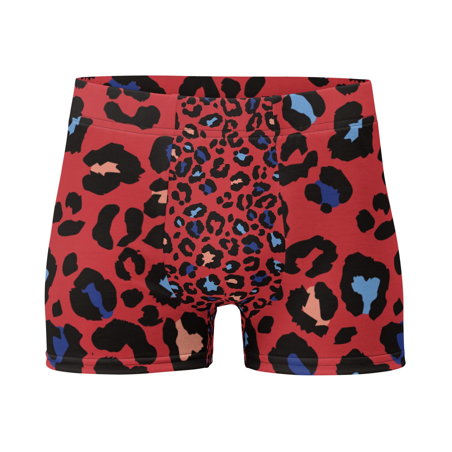 XCLUSIF POETIX RED LEOPARD Men's Boxer Briefs