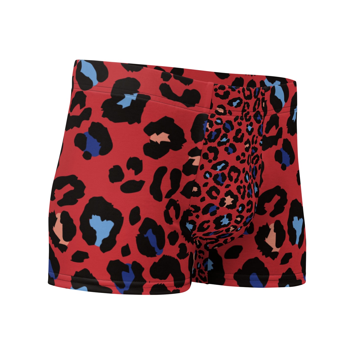 XCLUSIF POETIX RED LEOPARD Men's Boxer Briefs