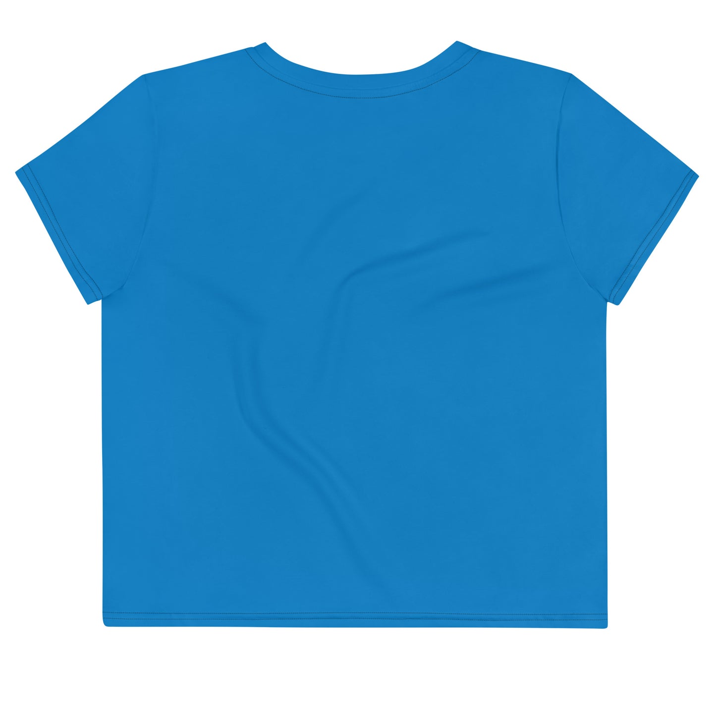 XCLUSIF POETIX BLUE & BLACK Women's Crop Tee