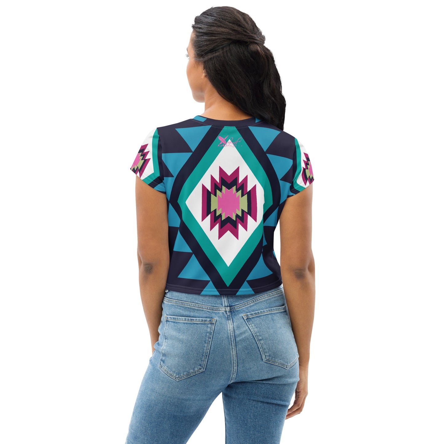 TRIBAL BY XCLUSIF POETIX Women's Crop Tee