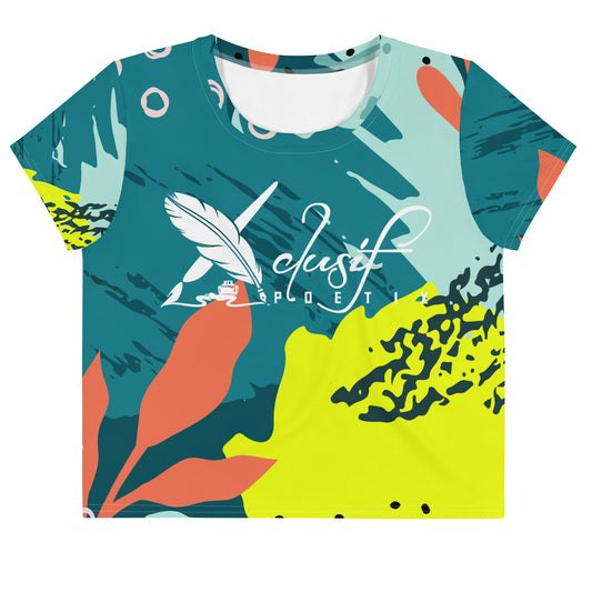 XCLUSIF POETIX JUNGLE Women's Crop Tee