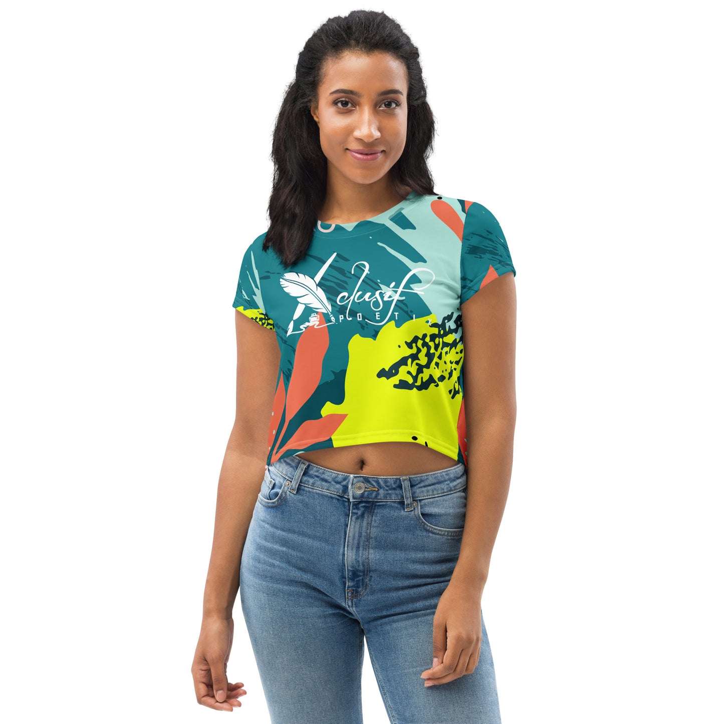 XCLUSIF POETIX JUNGLE Women's Crop Tee