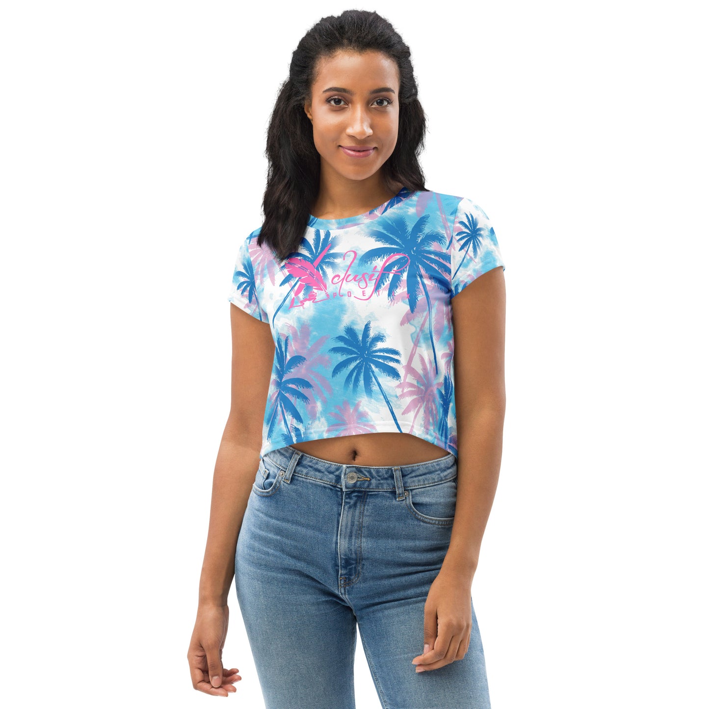 XCLUSIF POETIX MIAMI Women's Crop Tee