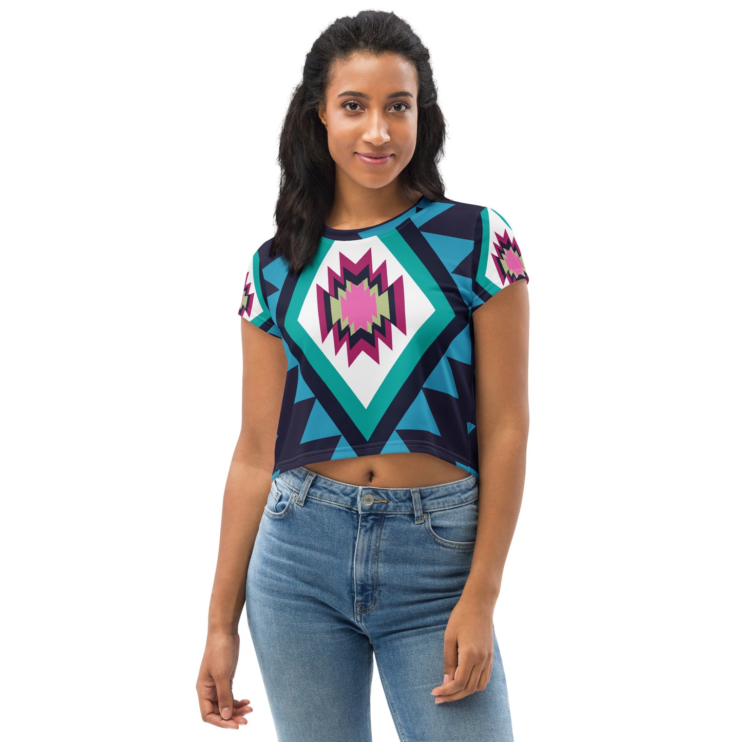 TRIBAL BY XCLUSIF POETIX Women's Crop Tee