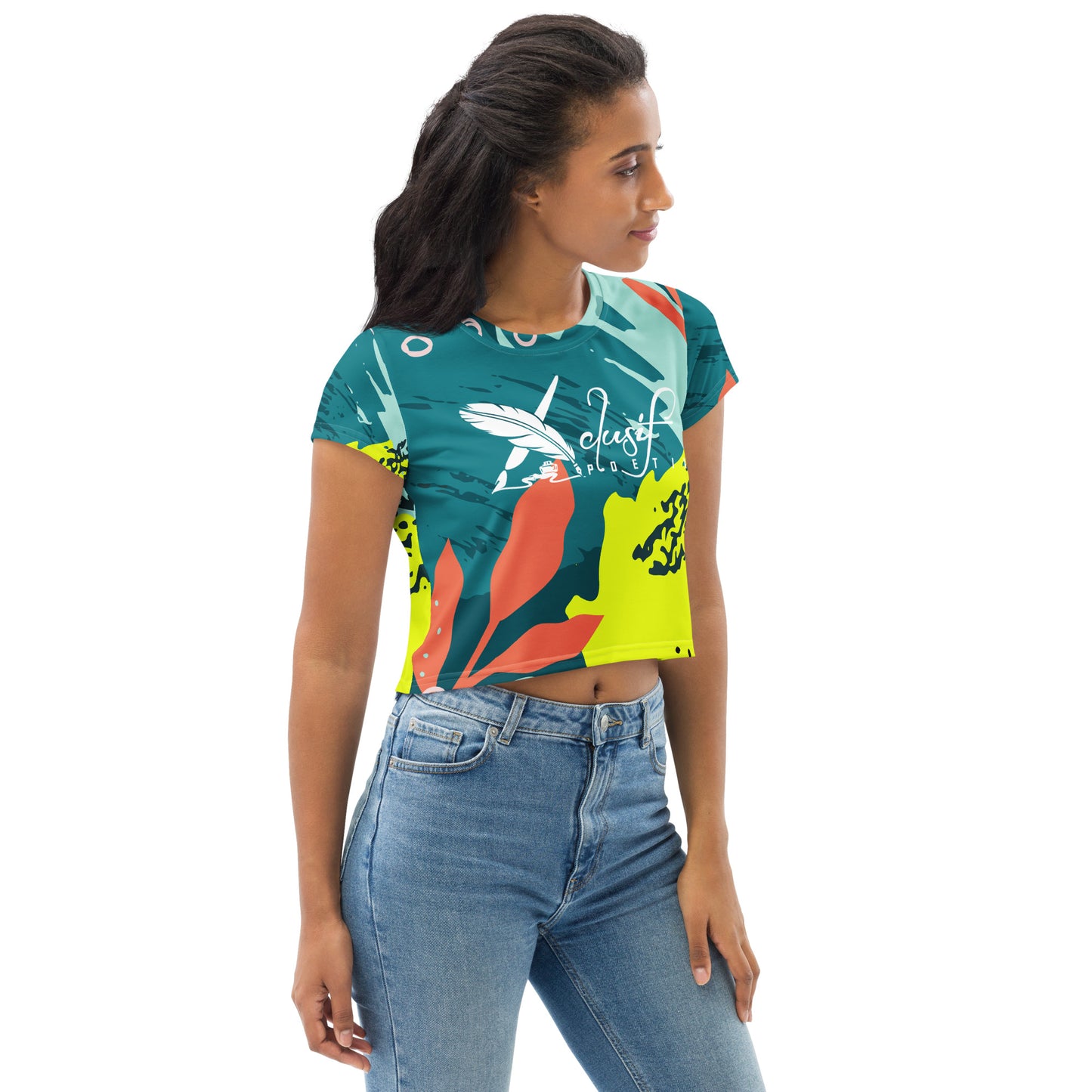 XCLUSIF POETIX JUNGLE Women's Crop Tee