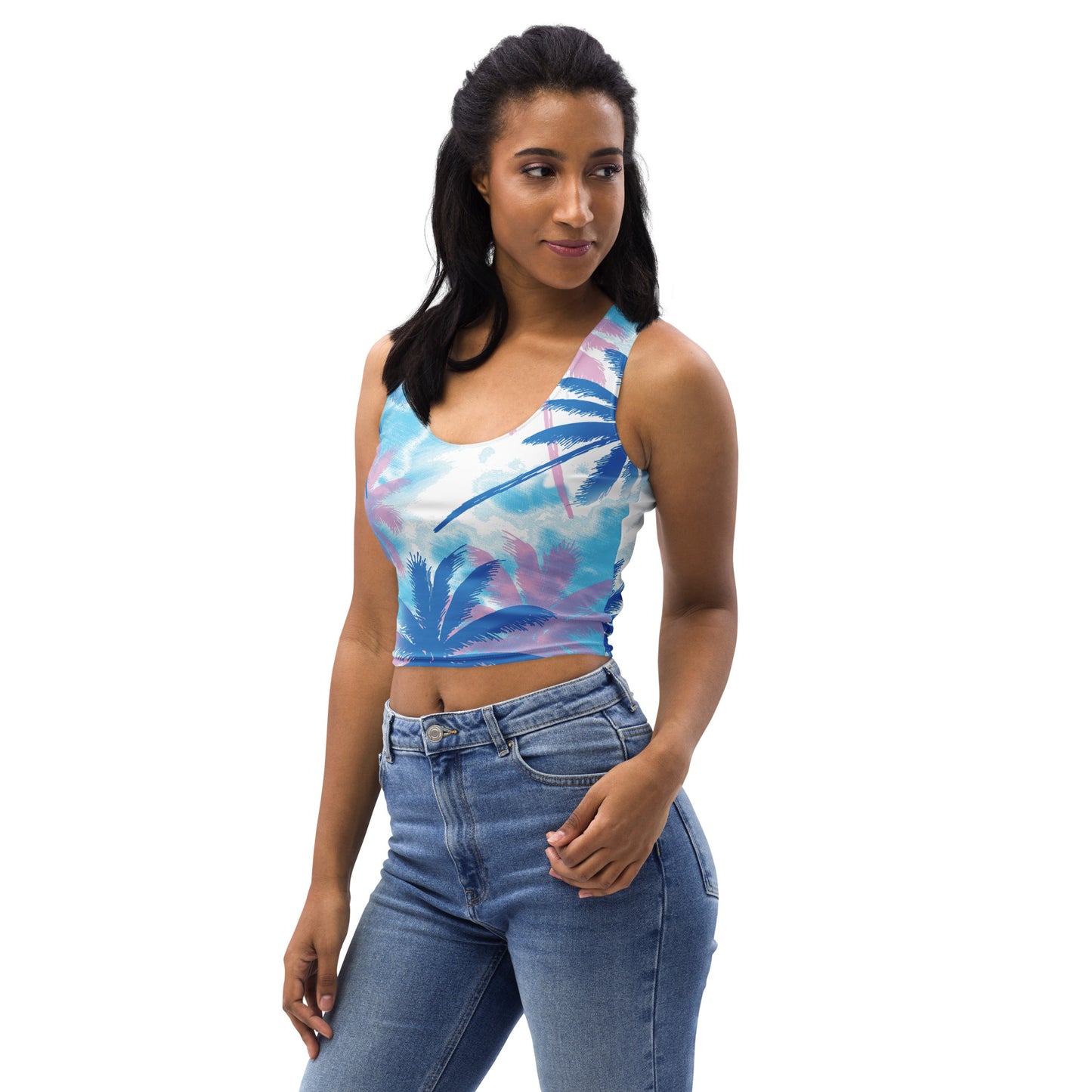 XCLUSIF POETIX MIAMI Women's Tank Crop Top