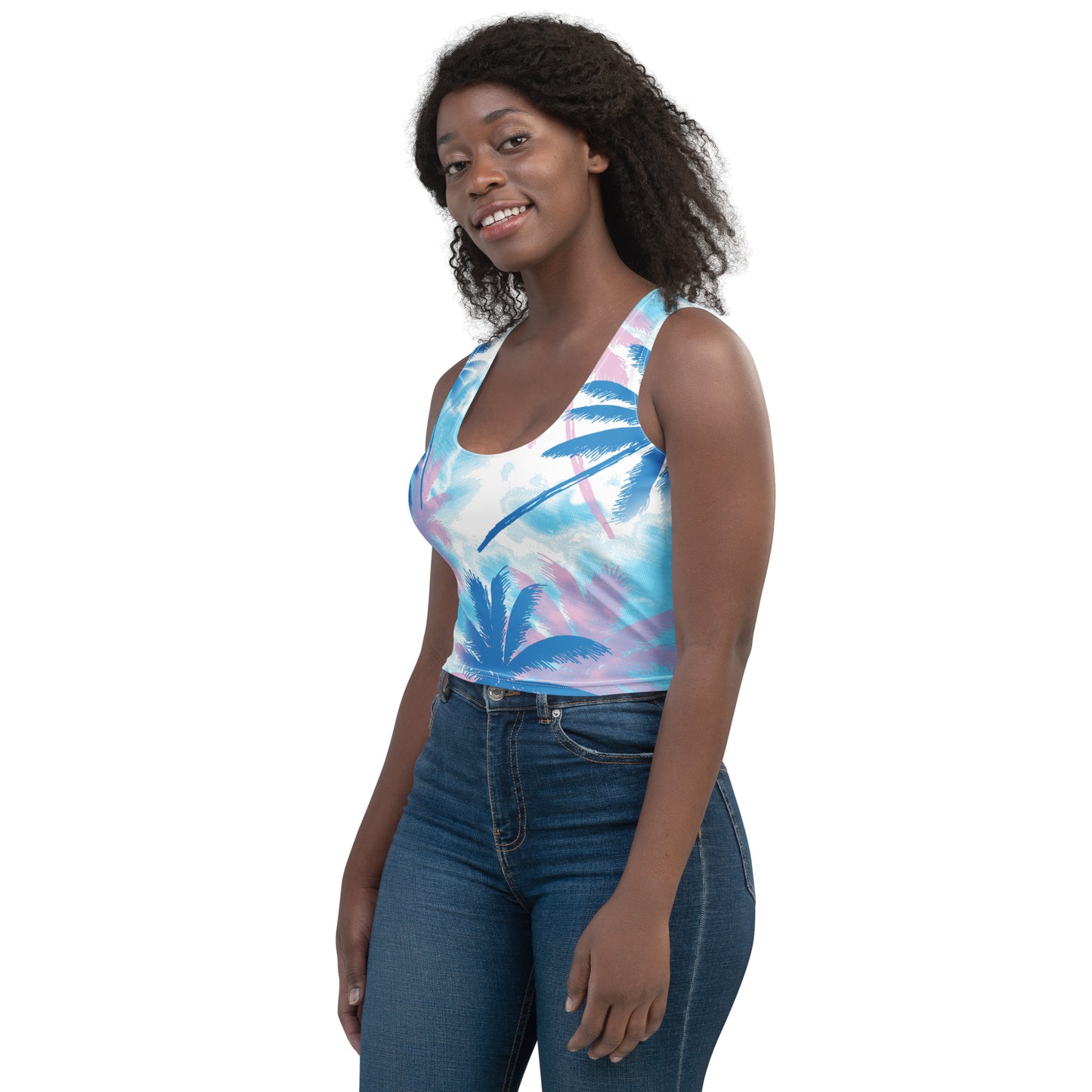 XCLUSIF POETIX MIAMI Women's Tank Crop Top