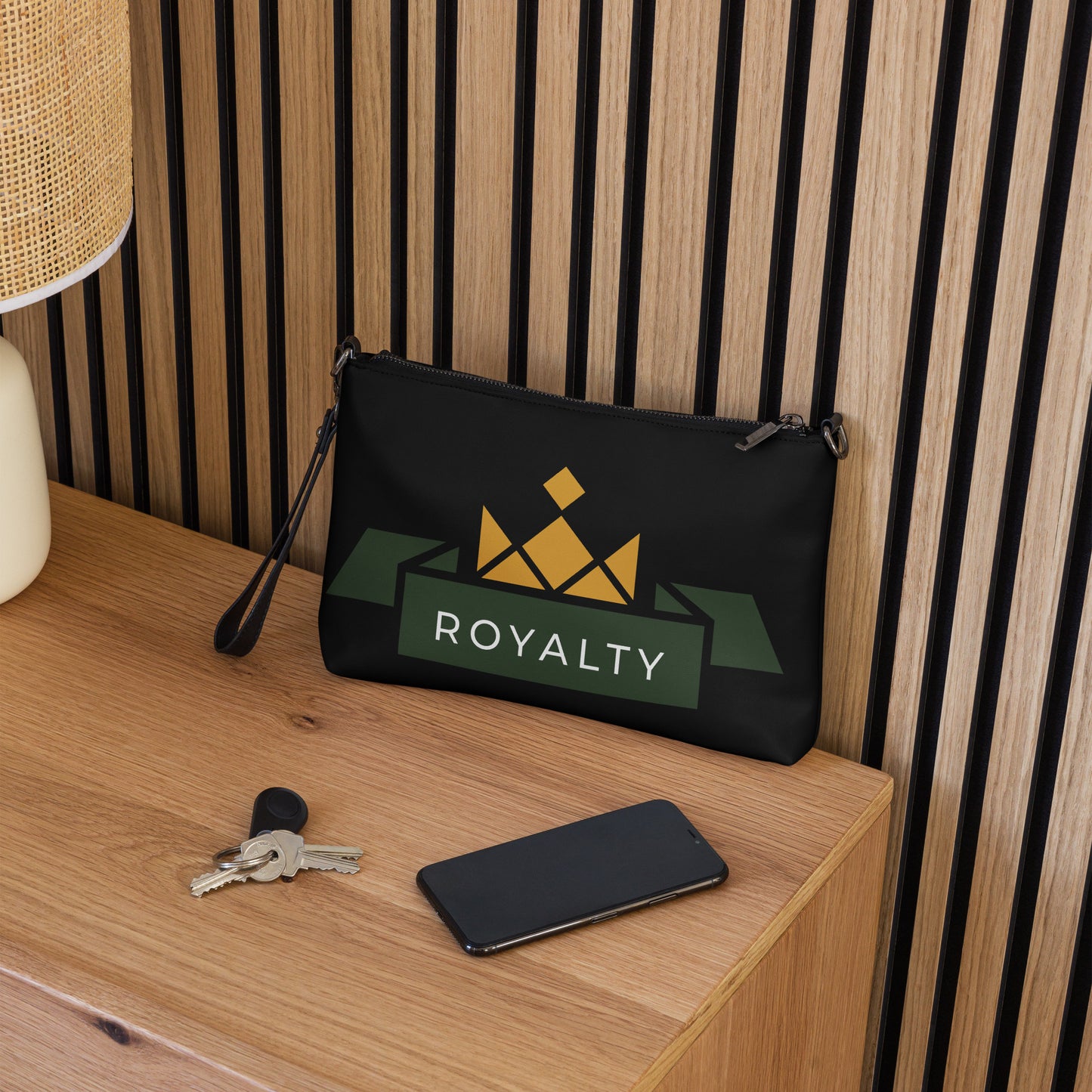 ROYALTY BY XCLUSIF POETIX BLACK Crossbody bag