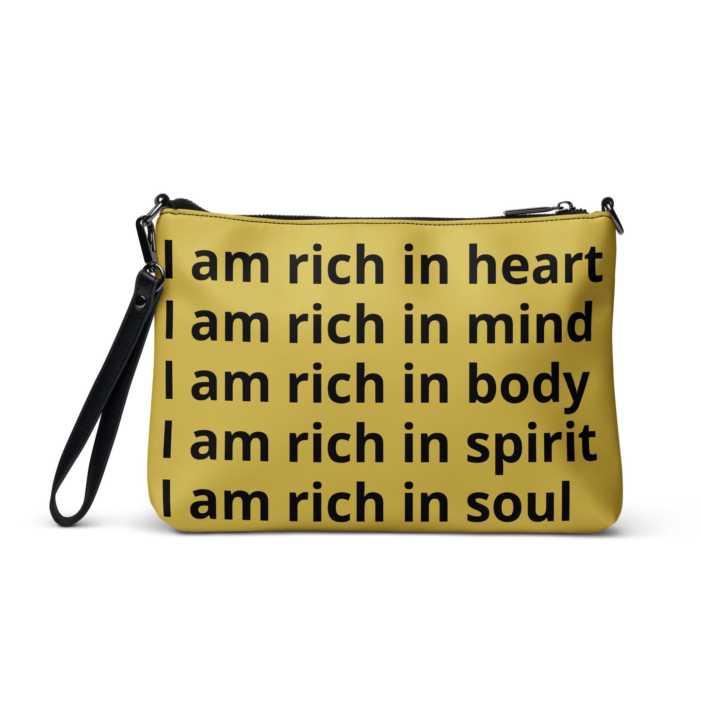 RICH BY XCLUSIF POETIX GOLD & BLACK Crossbody bag