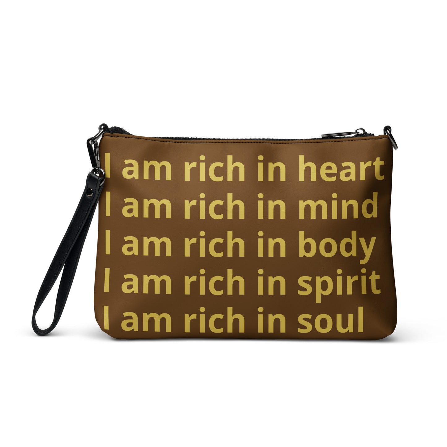 RICH BY XCLUSIF POETIX BROWN & GOLD Crossbody bag