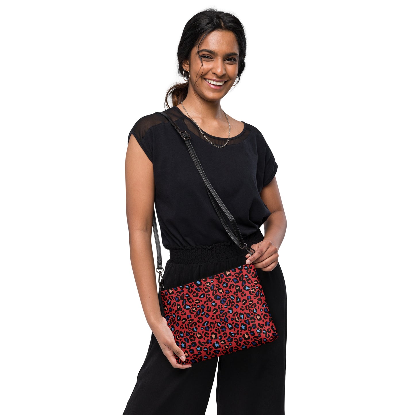 XCLUSIF POETIX RED LEOPARD Crossbody bag