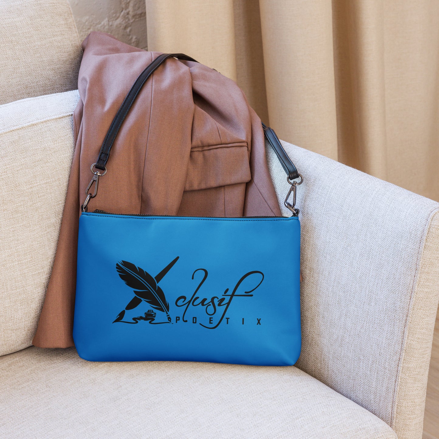 XCLUSIF POETIX BLUE & BLACK Crossbody bag