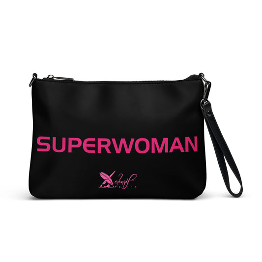 SUPERWOMAN BY XCLUSIF POETIX BLACK & PINK Crossbody bag