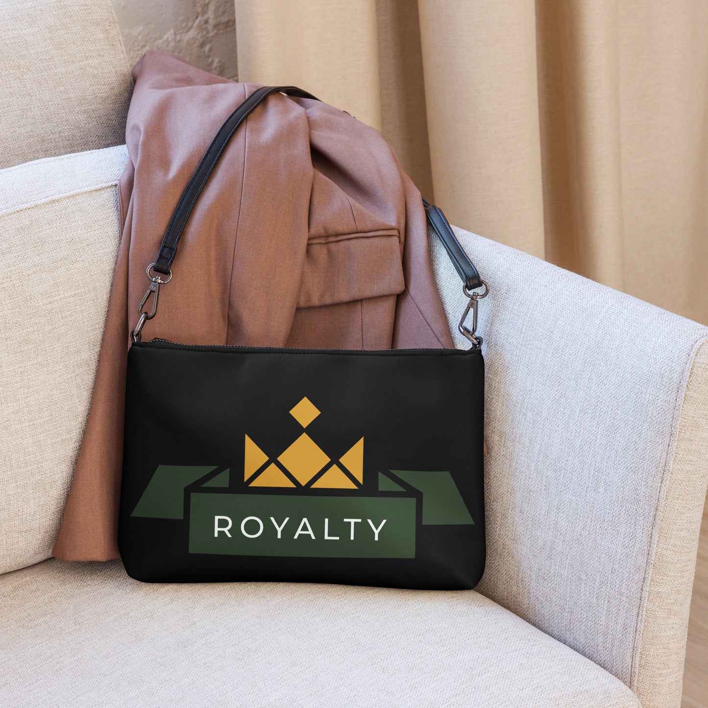 ROYALTY BY XCLUSIF POETIX BLACK Crossbody bag