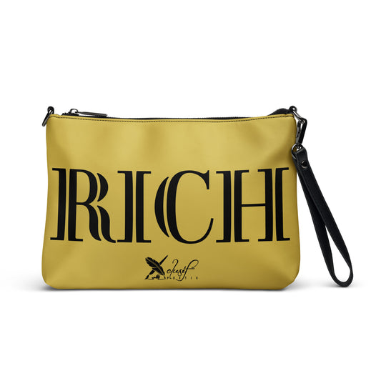 RICH BY XCLUSIF POETIX GOLD & BLACK Crossbody bag