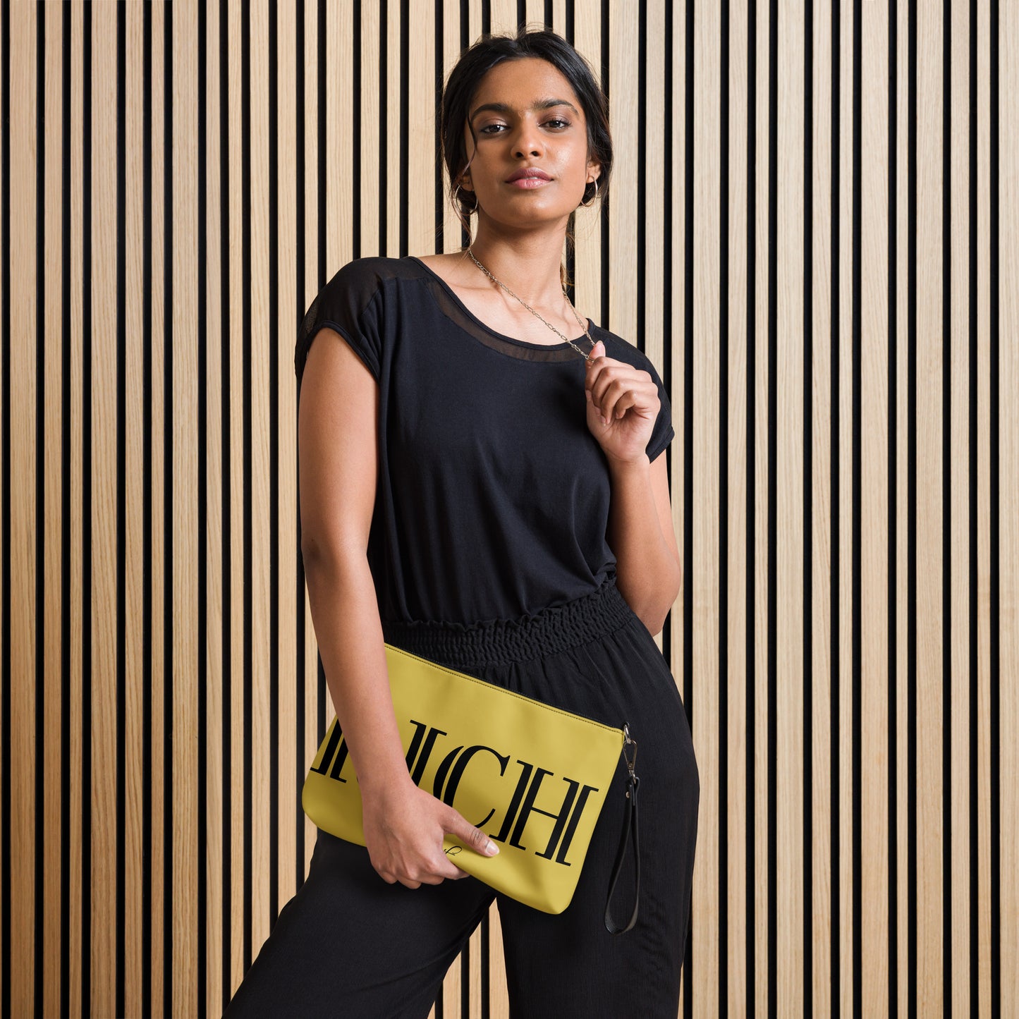 RICH BY XCLUSIF POETIX GOLD & BLACK Crossbody bag