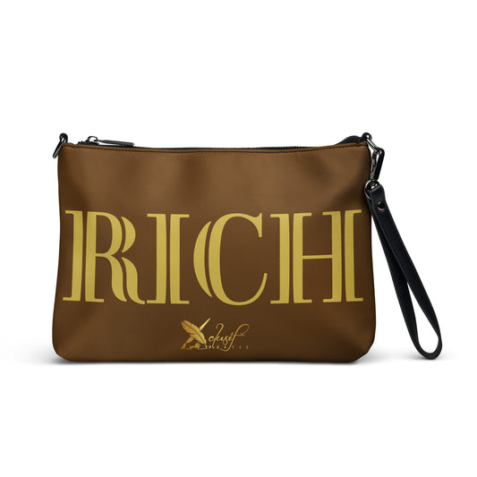 RICH BY XCLUSIF POETIX BROWN & GOLD Crossbody bag