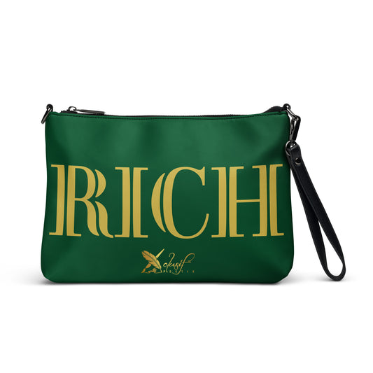 RICH BY XCLUSIF POETIX GREEN & GOLD Crossbody bag