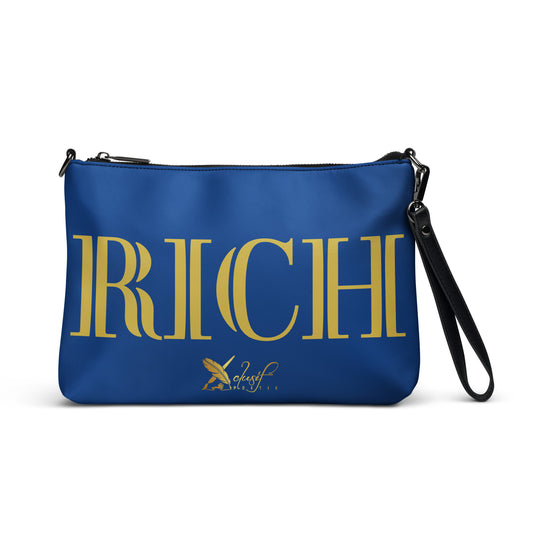 RICH BY XCLUSIF POETIX BLUE & GOLD Crossbody bag