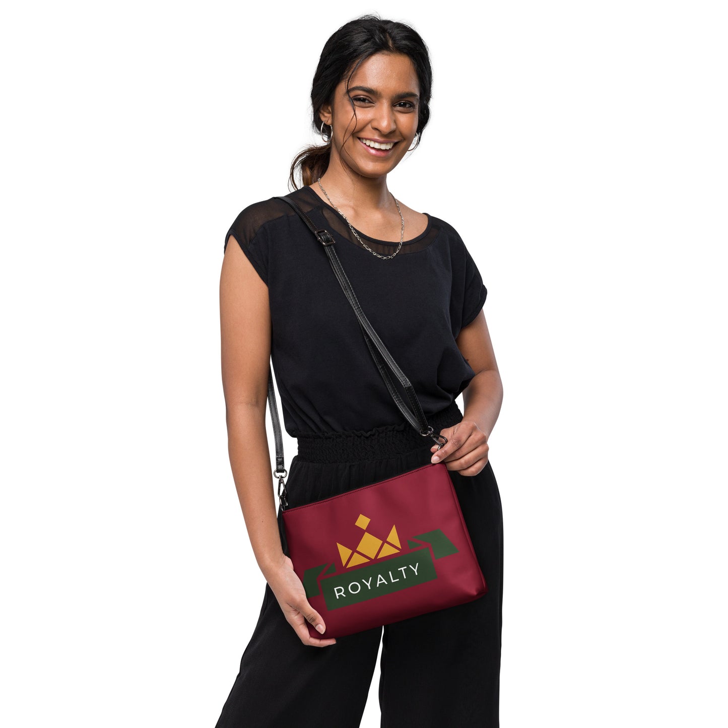 ROYALTY BY XCLUSIF POETIX BURGUNDY Crossbody bag